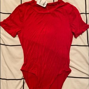 CHARLOTTE RUSSE Red Bodysuit